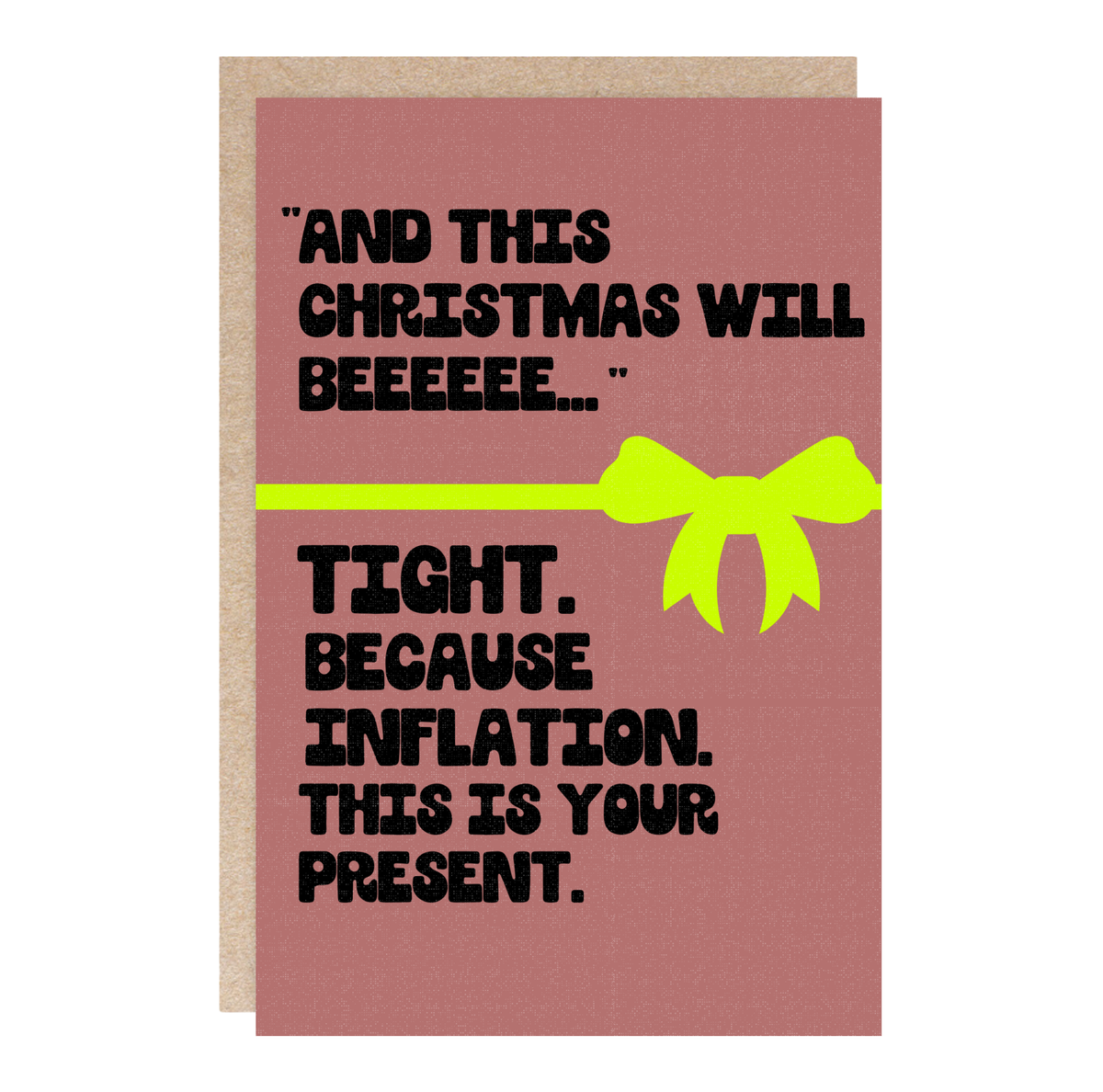 Holiday Greeting Card – This Christmas - Blank Inside, Artist-Designed by Kindred Paper, Wholesale, Retail Stockists