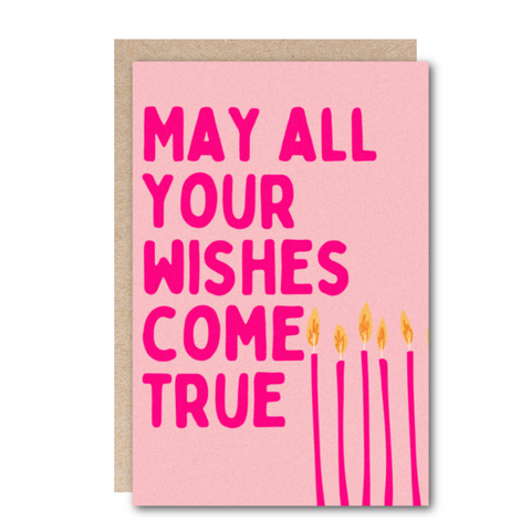 Wholesale-Birthday-May All Your Wishes Come True Card