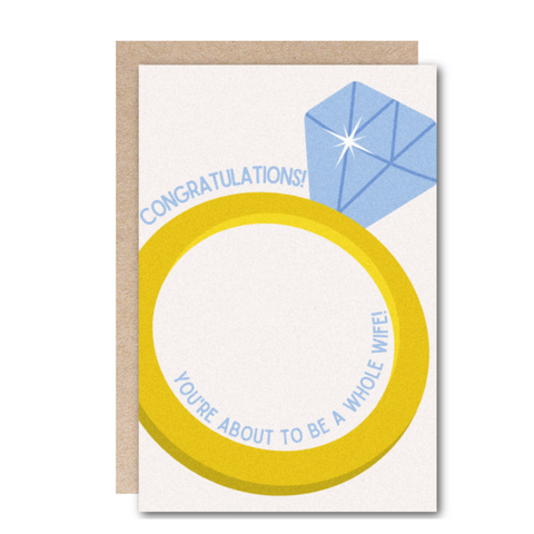 Wholesale-Congratulations-A Whole Wife Wedding Card