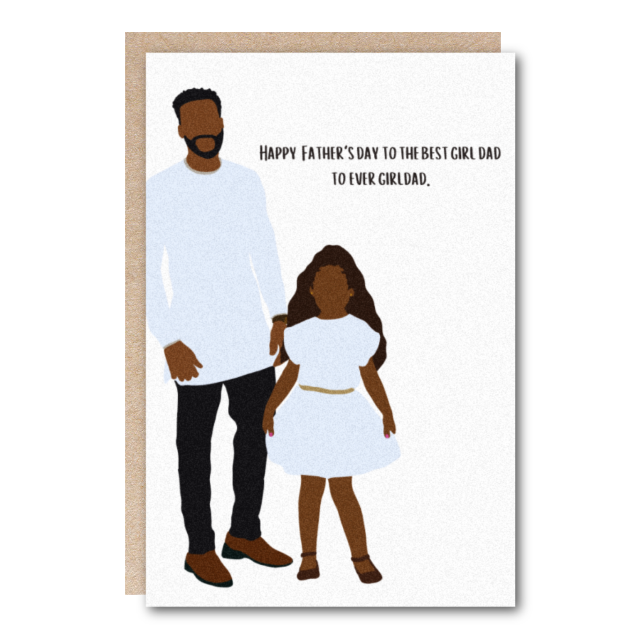 Wholesale-Father's Day-Girl Dad Card