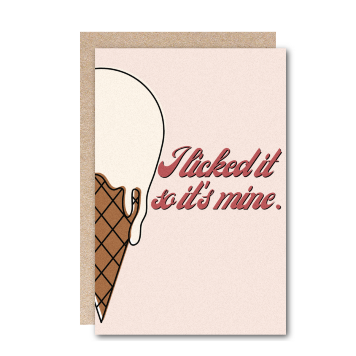 Wholesale-Love-I Licked It So It's Mine Card