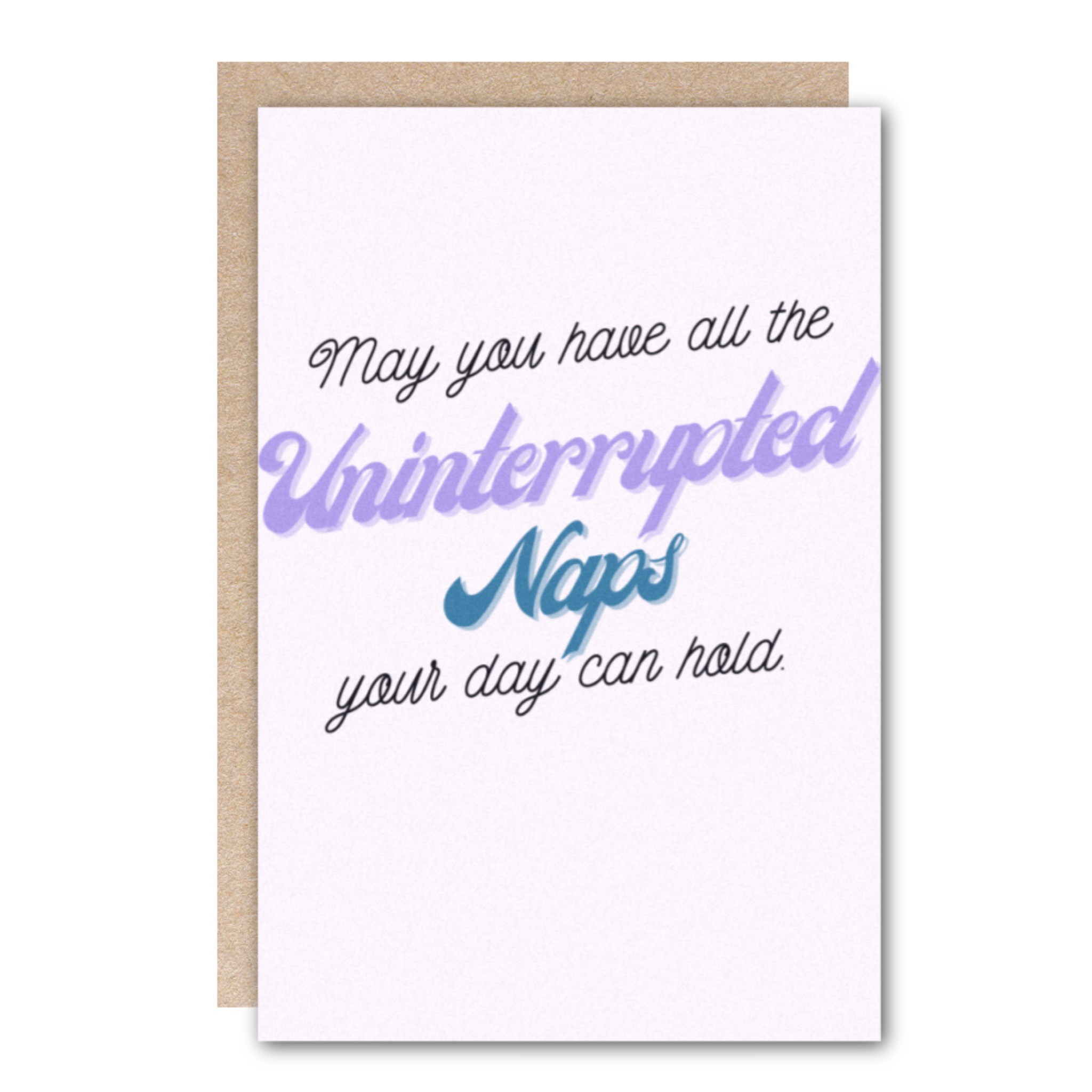 Wholesale-Mother's Day-Uninterrupted Naps Card