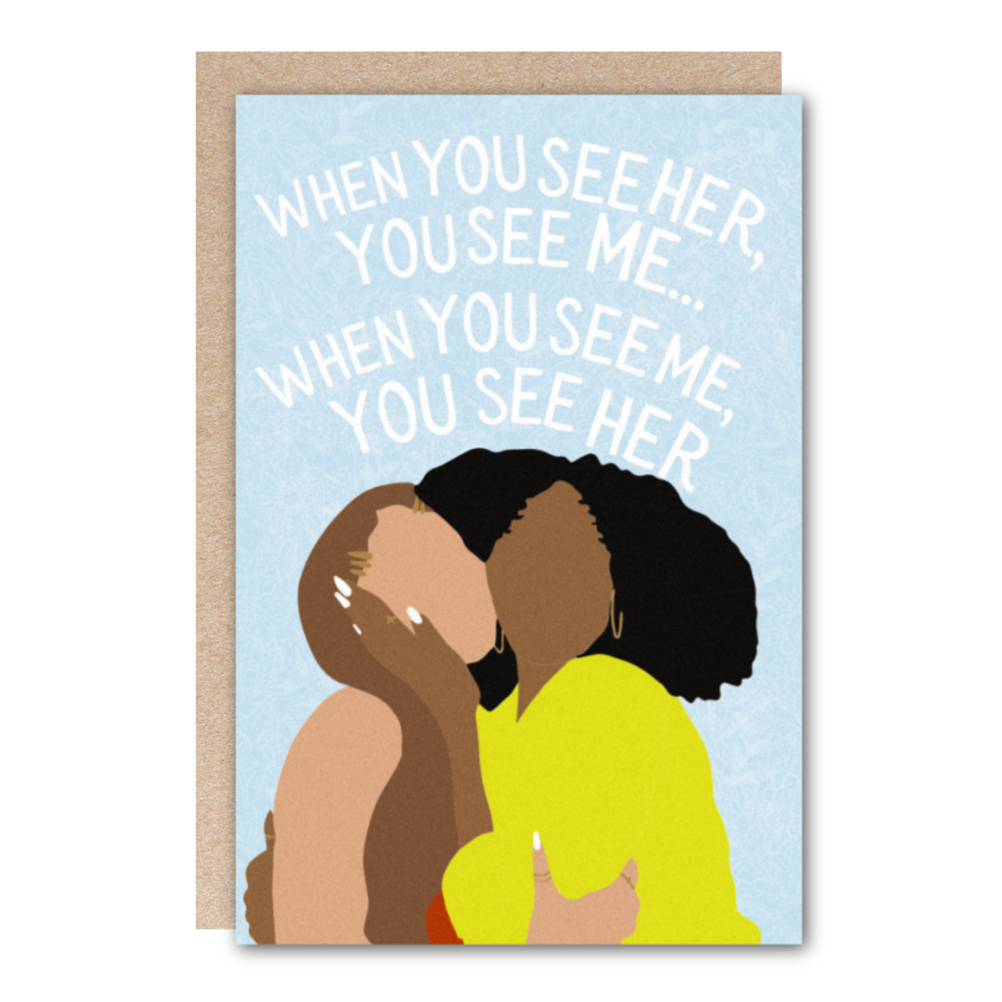 Wholesale-Just Because-When You See Her, You See Me Card