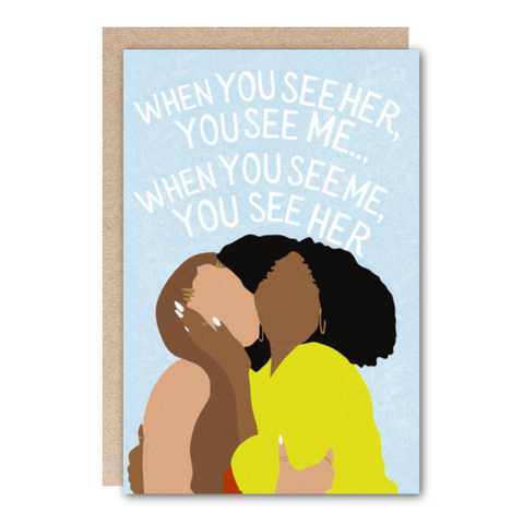 Wholesale-Just Because-When You See Her, You See Me Card