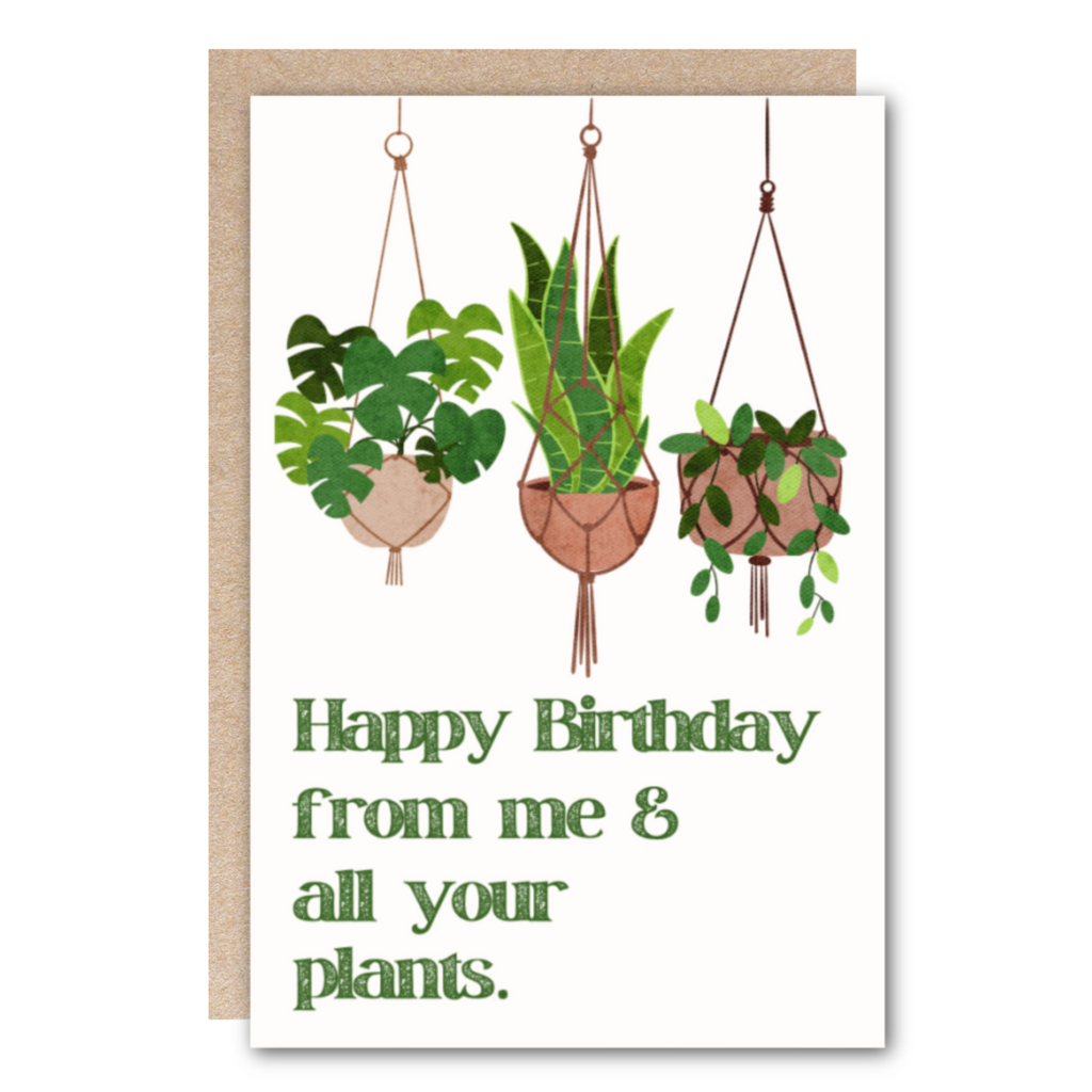 Plant Mom/Plant Dad Birthday Card