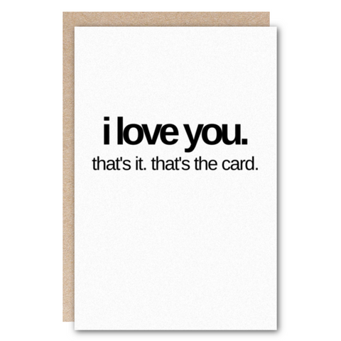 Wholesale-Love-I Love You Card