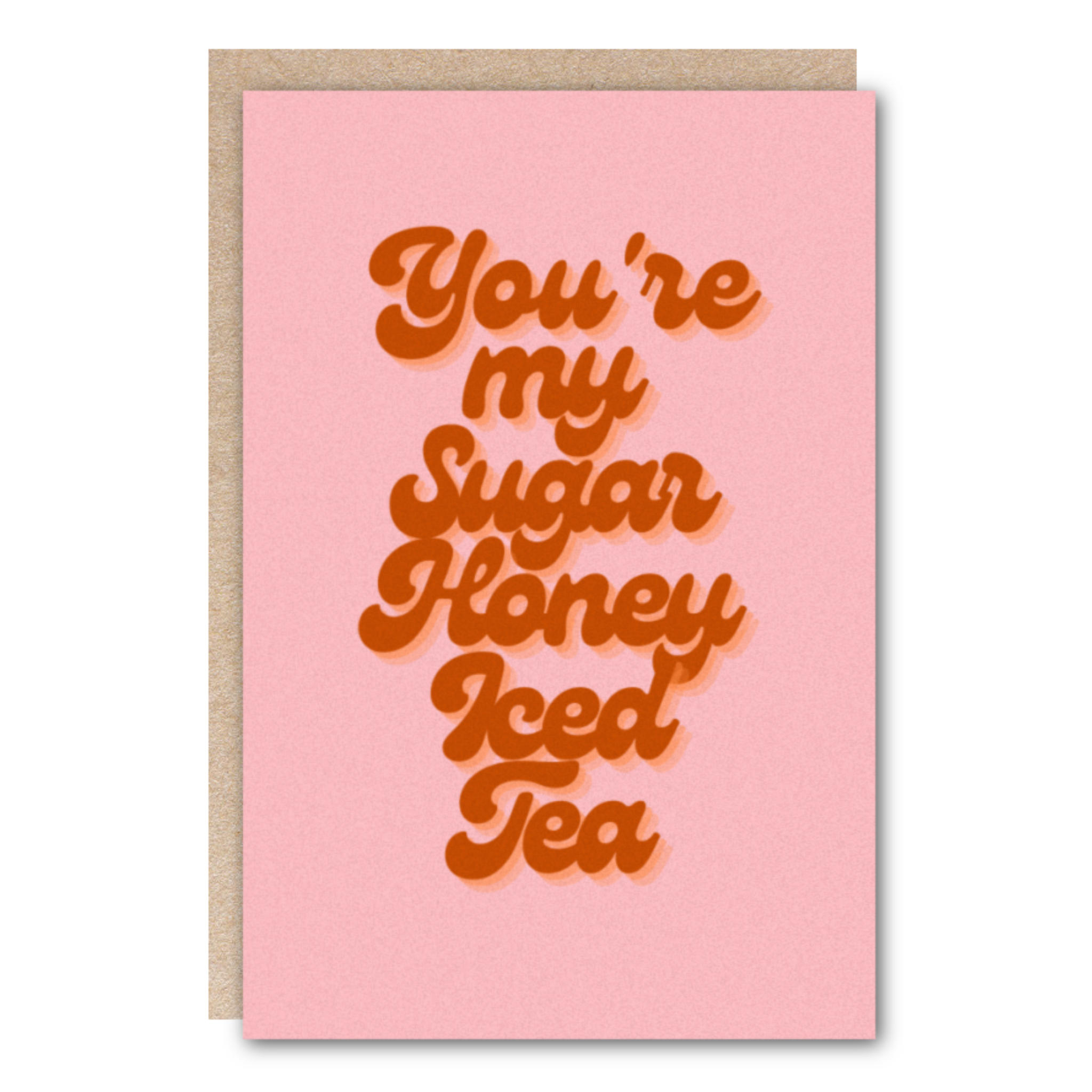 Wholesale-Love-Sugar Honey Iced Tea Card