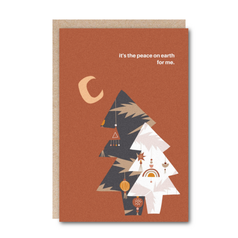 Wholesale-Holiday-Peace on Earth Greeting Card