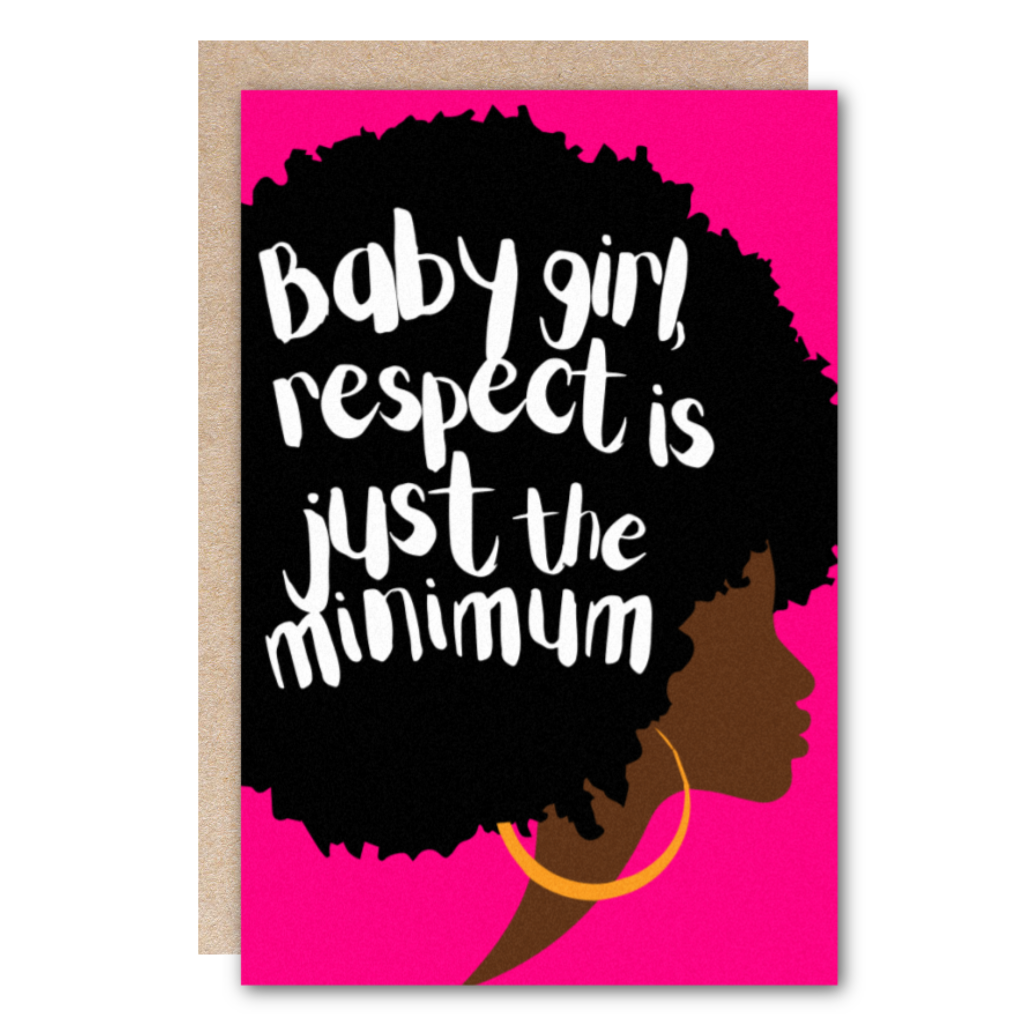 Wholesale-Encouragement-Respect Is Just The Minimum Greeting Card
