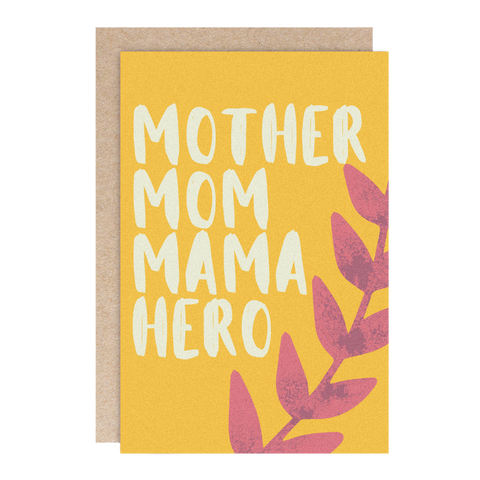 Wholesale-Mother's Day-Mom=Hero Greeting Card
