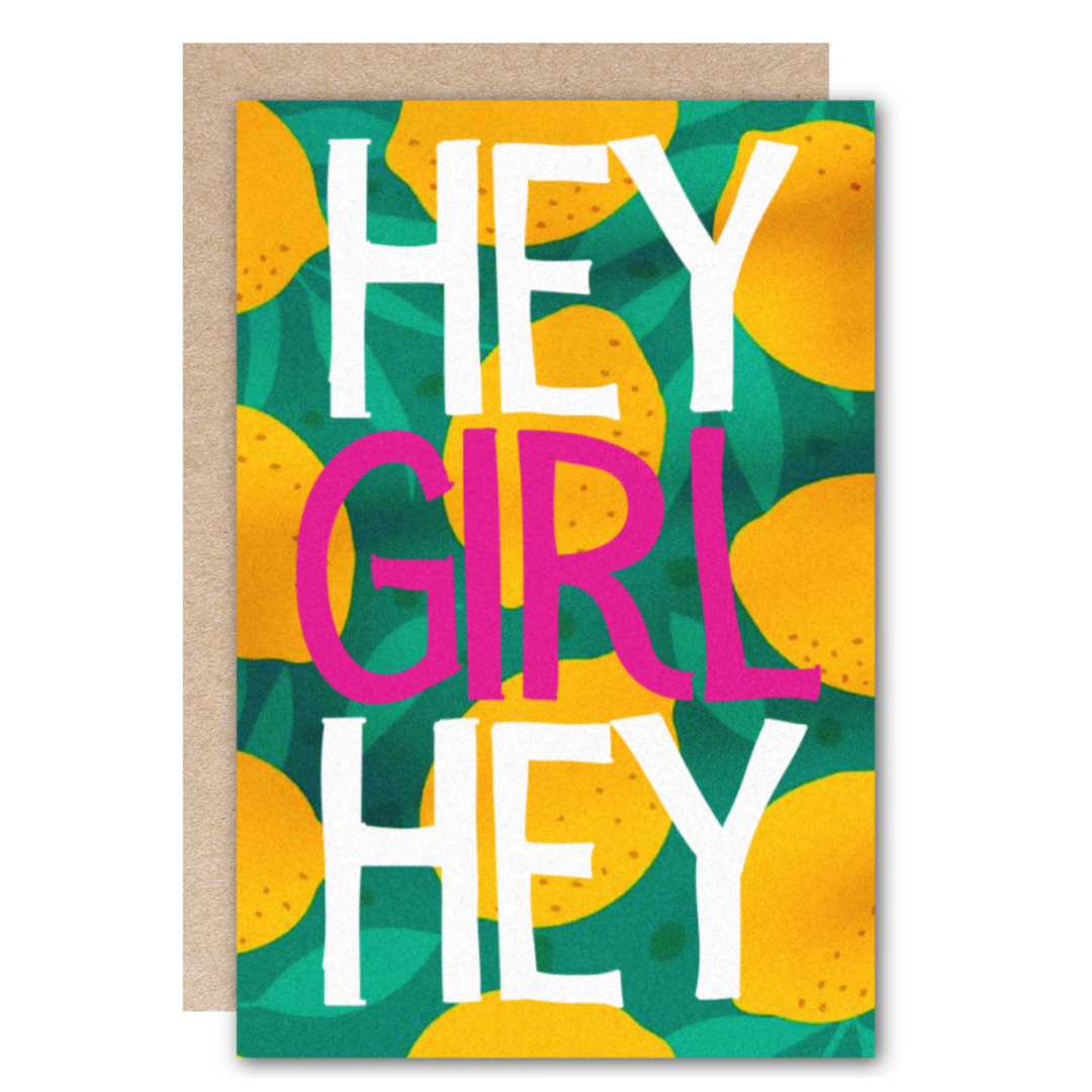Hey Card Hey Girl Hey Card | Friendship Card | Kindred – Kindred Paper