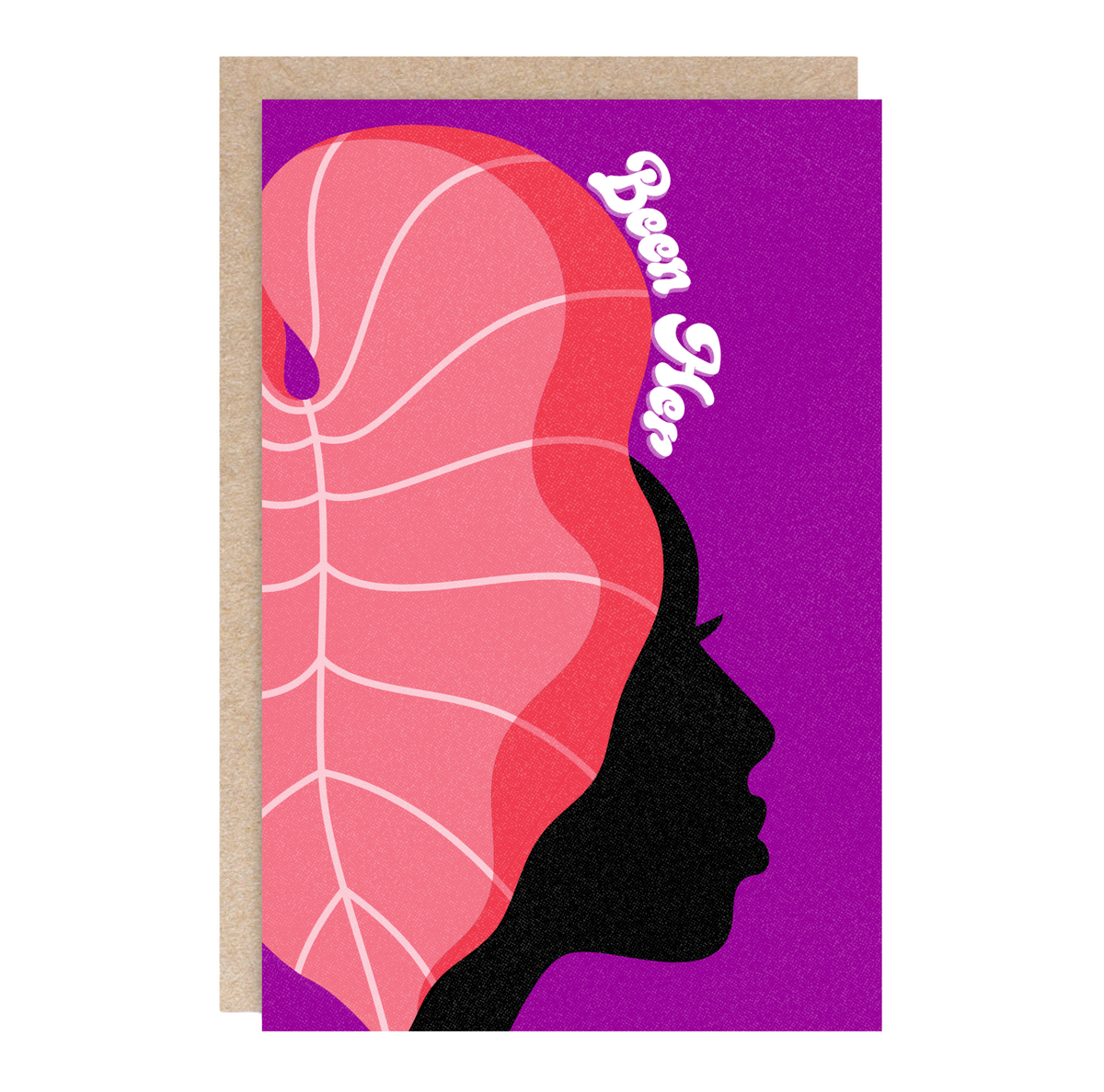 Birthday Greeting Card -  Been Her, Blank Inside, Artist-Designed by Kindred Paper, Wholesale, Retail Stockists