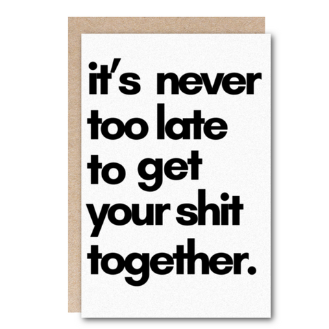 Wholesale-Birthday-It's Never Too Late Card