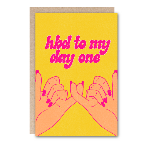 Birthday Greeting Card-HBD To My Day One (Style 2)