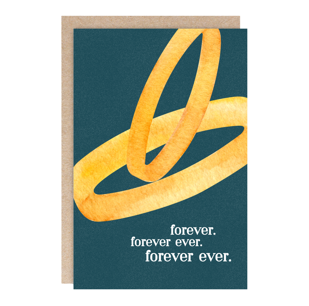 Wedding Greeting Card - Forever Ever