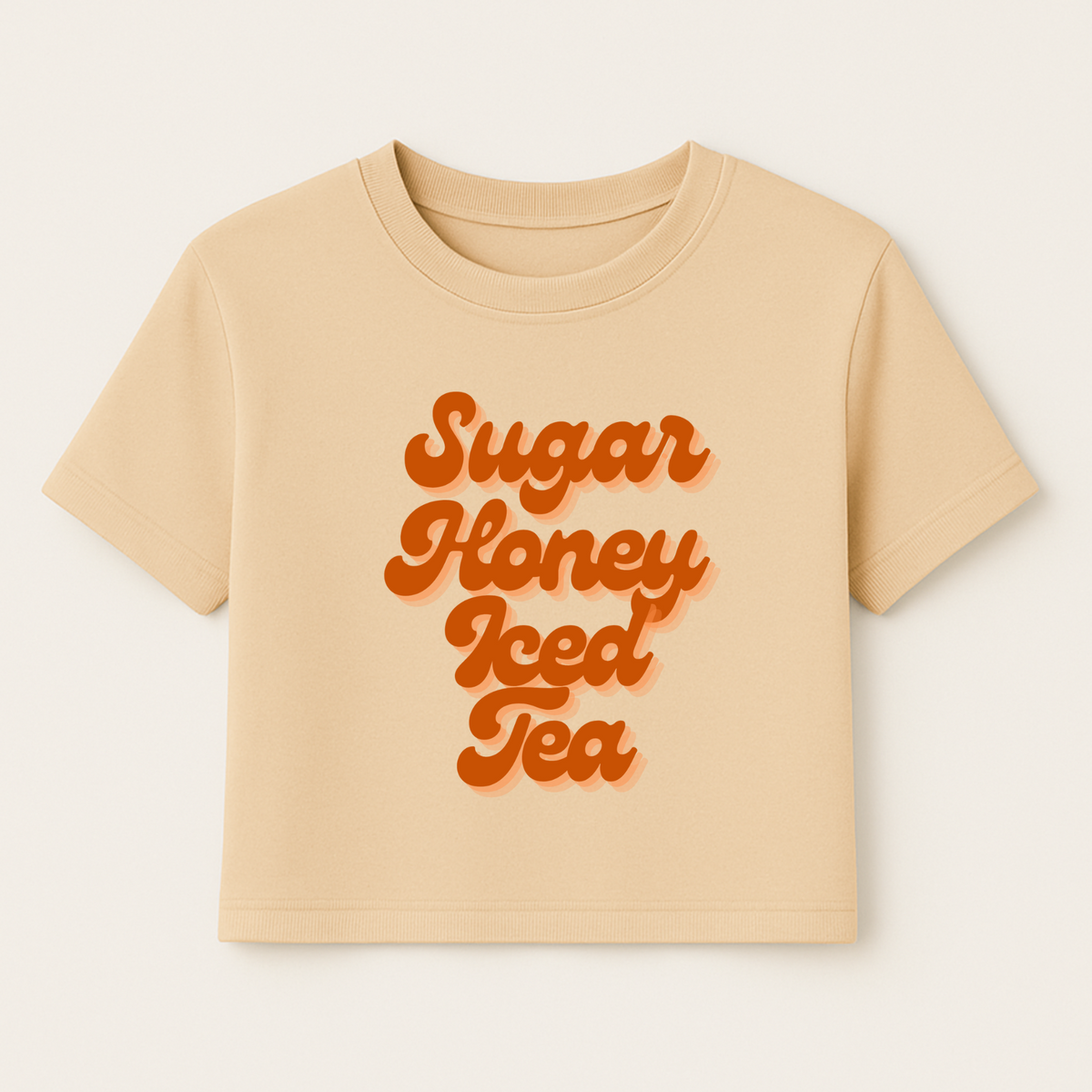 *Pre-Order* Sugar Honey Iced Women's Crop Tee- Eco-Friendly, Made with Recycled Materials